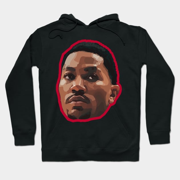 Derrick Rose Chicago Bulls Hoodie by Playful Creatives